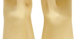 High-Voltage Red Rubber Safety Gloves - 33KVA Capacity