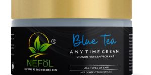 Anytime Cream With Blue Tea, Yellow Dragon Fruit