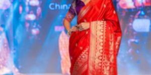 RED BANARASI SATIN Ladies SILK SAREE