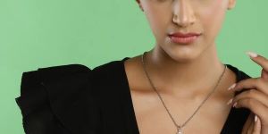 BROWN SILVER PLATED HANDCRAFTED NECKLACE