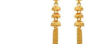 Elegant Legacy Ladies Gold Hook Earrings