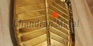 Brass Banana Leaf Plate