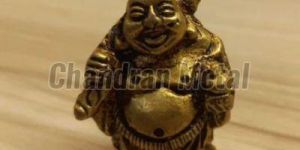 Brass Laughing Buddha Statue