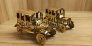 Decorative Brass Mini Jeep Car Showpiece