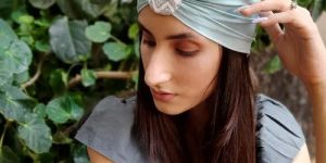Teal Women Turban