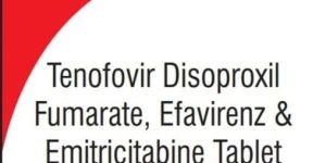 Tricitenof Tenofovir Disoproxil Fumarate Emtricitabine and Efavirenz Tablet