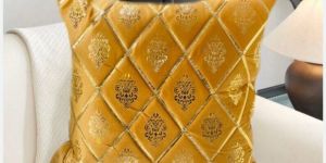 Golden Elegance Cushion Set