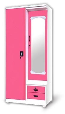 Steela 2DT Stainless Steel Dressing Almirah