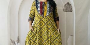 ajarak print cotton top