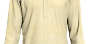Dorrcee Mens Breeze Light Yellow Linen Shirt