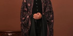 Mens Pashmina All Over Jaal Tone Hand Embroidered Shawl