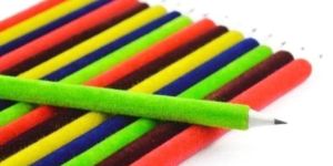 Multicolor Velvet Pencil