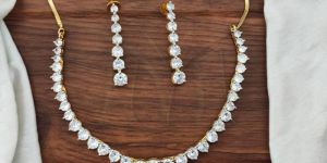 NS-13099-210 American Diamond Necklace Set