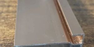 45mm J Type Rose Gold Aluminium Profile Handle