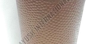 21.5x21.5 Cm Hammered Copper Storage Waste Bin