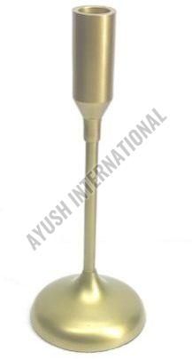 Golden Table Top Aluminium Candle Holder