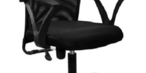 Black Mesh Mid Back Ergonomic Chair