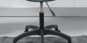 Gray Mild Steel Grey Circle Seating Stool