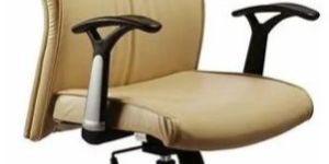 Leatherette Beige Comfortable Executive Chair