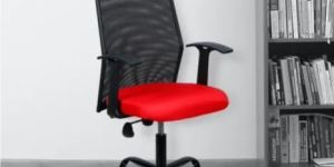 Red Smart Mid Back Ergonomic Chair