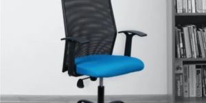 Sky Blue Smart Mid Back Ergonomic Chair