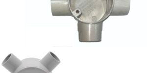 akg pvc round 4 ways junction box