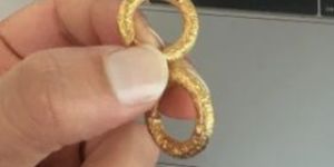 Gold Plated 925 Sterling Silver Earrings