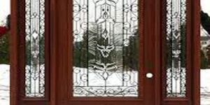 Single & Double Leaf Glass Wood Entrance Door