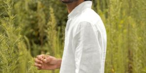 Mens White Full Sleeves Shirt