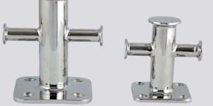 Stainless Steel Cross Bollard Flat