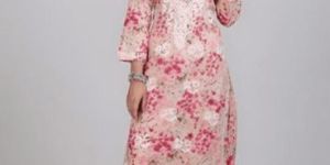 Pink Chikankari Mulmul Palazzo Suit