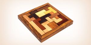 Square Wooden Puzzle Board