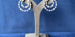 Ladies Silver Earrings