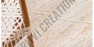 Rectangular Cream Handmade Floor Jute Rug