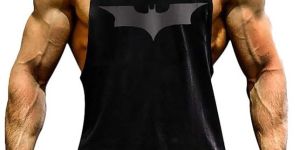 Mens Muscle Fit Gym Vest