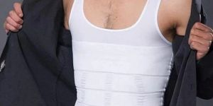 Mens Solid Compression Flex Vest