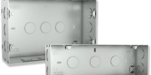 Grey 16 Modular PVC Concealed Box