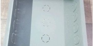 Grey 18 Modular PVC Concealed Box