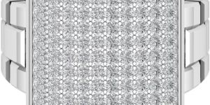 Round White CZ Sterling Silver Earrings