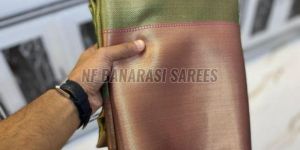 Light Green Banarasi Silk Saree