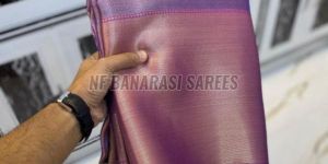 Purple Banarasi Silk Saree