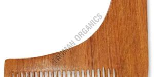 Neem Wood L Shape Beard Comb