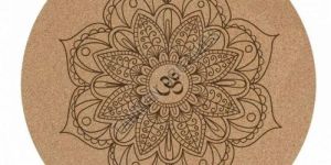 Round Cork Yoga Mat