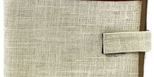 Brown Designer Jute File Folder