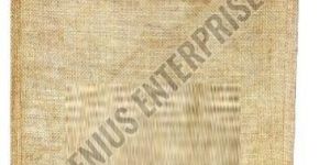 Plain Beige Jute Carry Bag