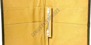 Striped Jute File Folder