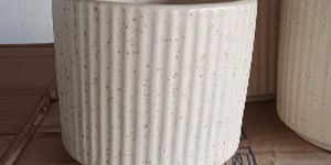 White Decorative Ceramic Planter
