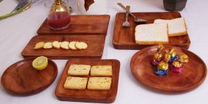 Wooden Acacia Platter Set