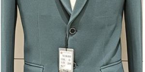 Party Wear Sea Green Mens Velvet Blazer