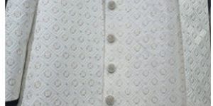 White Groom Wedding Sherwani